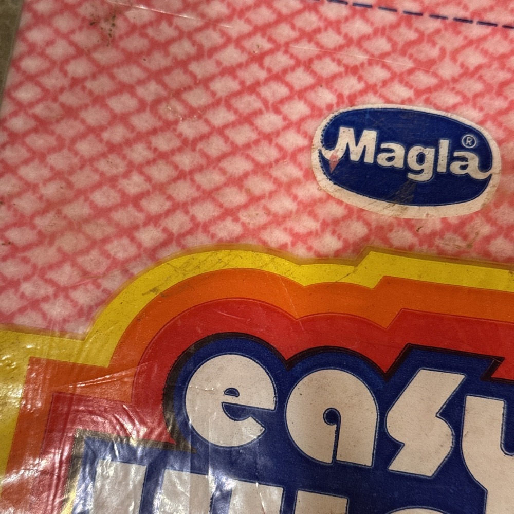 Vtg Magla Easy Wipe 10 Re-Usable Wiping Clothes Pink 24" x 14" Kitchen Cleaning - Picture 6 of 6